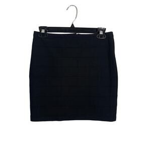 Eight Sixty Black Bandage Skirt